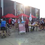 8.30 Uhr ist noch nicht viel los an der Anmeldung ...