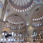 Die wunderschöne Sultan-Ahmed-Moschee (Blaue Moschee)