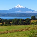 Der imposante Vulkankegel des Osorno.