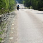 Die Einsamkeit des Radreisens.