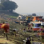 Im "Hafen" von Mandalay.