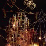 Grandios, was für das Feuerwerk aufgebaut wurde.