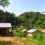 In den Dörfern gibt es meist nur kleine Kioske. Das Angebot ist bescheiden und bei allen gleich.