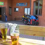 Mittagshalt in der Alibi-Bar.