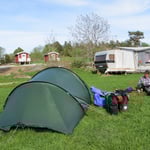 Die Zeltplätze öffnen offiziell erst am 1. Juni.