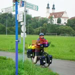 trotz Regen geniessen wir die schöne Lanschaft