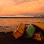 Abendstimmung in Entre Lagos am Lago Puyehue.
