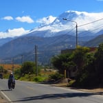 Richtung Süden entlang der Cordillera Blanca.