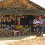 Nach dem Mittagessen steigen wir wieder in den Sattel.