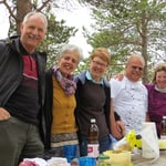 Die grosse Tagesüberraschung! Wir treffen Bekannte aus der Heimat.