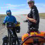 Unterwegs begegnet uns Christian.