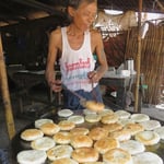 Teigtaschen, gefüllt mit Süsskartoffeln - sehr fein!