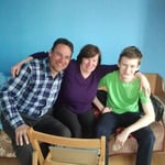 Robert ist ein excellenter Schüler und spricht gut Englisch.