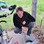 Da köchelt ein Menu, das Pit sehr mag . . .