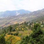 Auf einer schönen Tagestour, nord-westlich von Pokhara.