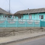 Die Häuser werden in Moldawien farbig.