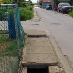 Die Kanallöcher sind tückische Fallen.