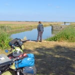 In der Sumpfregion Marais Poitevin unterwegs. 