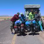 Agenor und Sandra spenden uns Wasser - das kühle Nass kommt sehr gelegen!