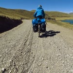 So viel Kies mögen unsere Räder nicht. Wir auch nicht.