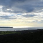 Abend über dem Pazifik.