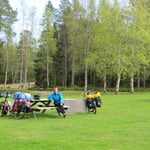 Wieder ein tolles Plätzli zum Campen gefunden.