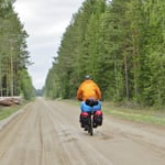 Heute ist das Fahren eine klebrige Angelegenheit . . . und sooo müühhsam  . . .