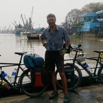 Mal wieder auf einer kleinen Fähre.