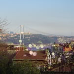 Aussicht von unserem Esszimmer am Tag . . .