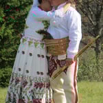 Fototermin mit einem slowakischen Hochzeitspaar. Nette Unterhaltung für uns beim Mittagspicknick.