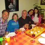 Wir geniessen die familiäre Atmosphäre im Samarce House.