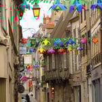 Unbekanntes Städtchen Moulins. Uns hat's gefallen.