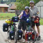 nach genau 1'300 Kilometer zu Hause!