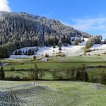 Aus dem Hotelfenster in Nauders