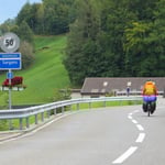 Abfahrt vom Kerenzerberg