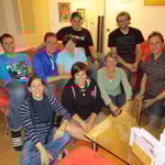 Wir geniessen den Abend zusammen!