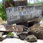 In der Postoffice Bay. Hier können die Touris Postkarten deponieren . . .