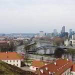 Die Stadt zu unseren Füssen.