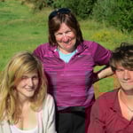 Fiola und Manuel aus Süddeutschland zelten mit uns.