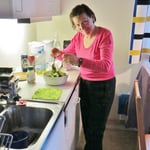 Wir freuen uns auf "Gschwellti" mit schwedischem Käse. War sooo gut!