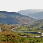 Tolle Abfahrt Richtung Gulcho.