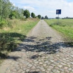 Zum Glück dürfen wir eine andere Strasse fahren.