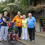 Abschied in Meggen: Selina, Marc, Pit, Eveline und Rolf