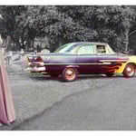 Decent Spinster - Christine Johnston with car - show image 1999
