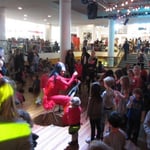 Hosting the Clore Ballroom during IMAGINE Children's Festival London 2014 - Madame Lark plays the saw