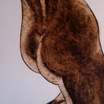 AKT, 40X50, BROU DE NOIX AUF LEINWAND, PREIS AUF ANFRAGE