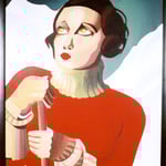 LA BELLE, 50X60CM, ACRYL AUF LEINWAND, UNVERKÄUFLICH