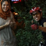 Den ersten iranischen Tourenfaher den ich treffe :)