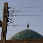 Lampe, Draht und Kuppel...