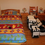 Ein richtiges Bett! Mit richtigem Duvet!!! Suuper!